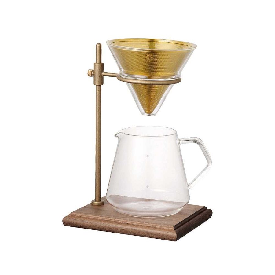 Drikkevarer SLOW COFFEE STYLE SPECIALTY | Scs-S02 Brewer Stand Saet 4 Kopper Brun